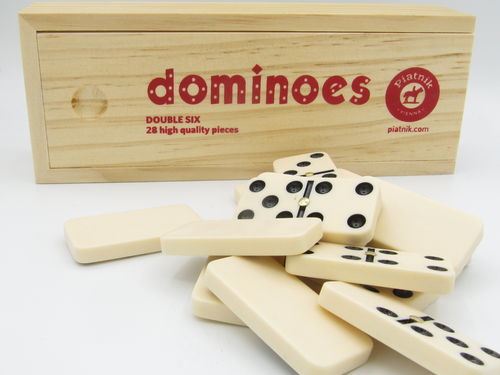 Domino, 28 palaa, puulaatikko, 1 kpl